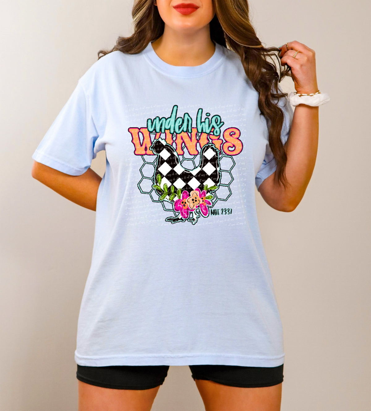 Under his wings chicke   28716 DTF TRANSFER