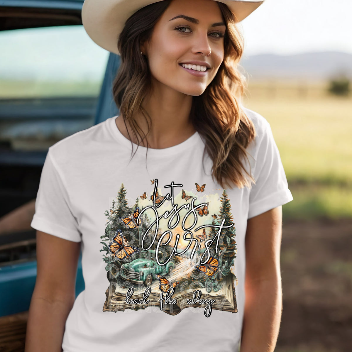 Let Jesus Christ lead the way SSD DTF transfer