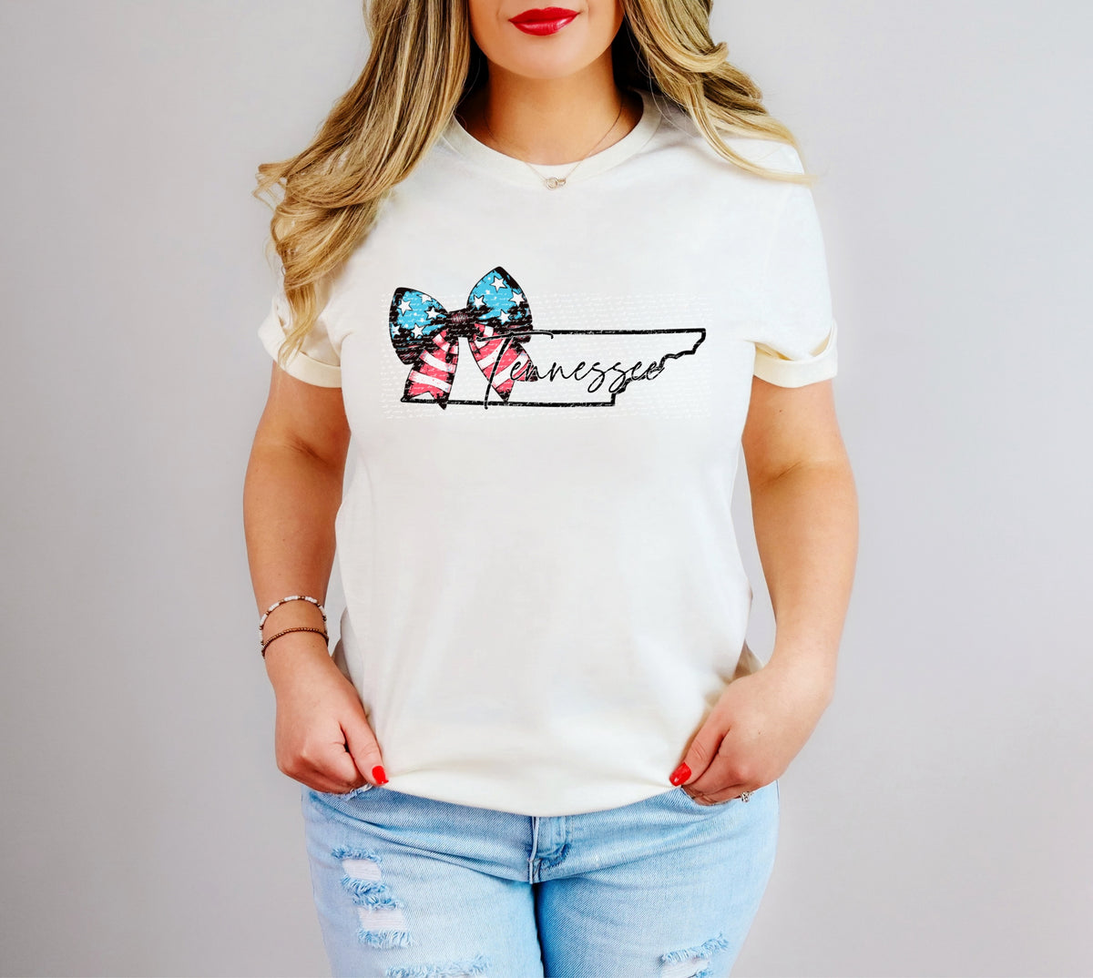 Tennessee patriotic bow 34048 DTF transfer