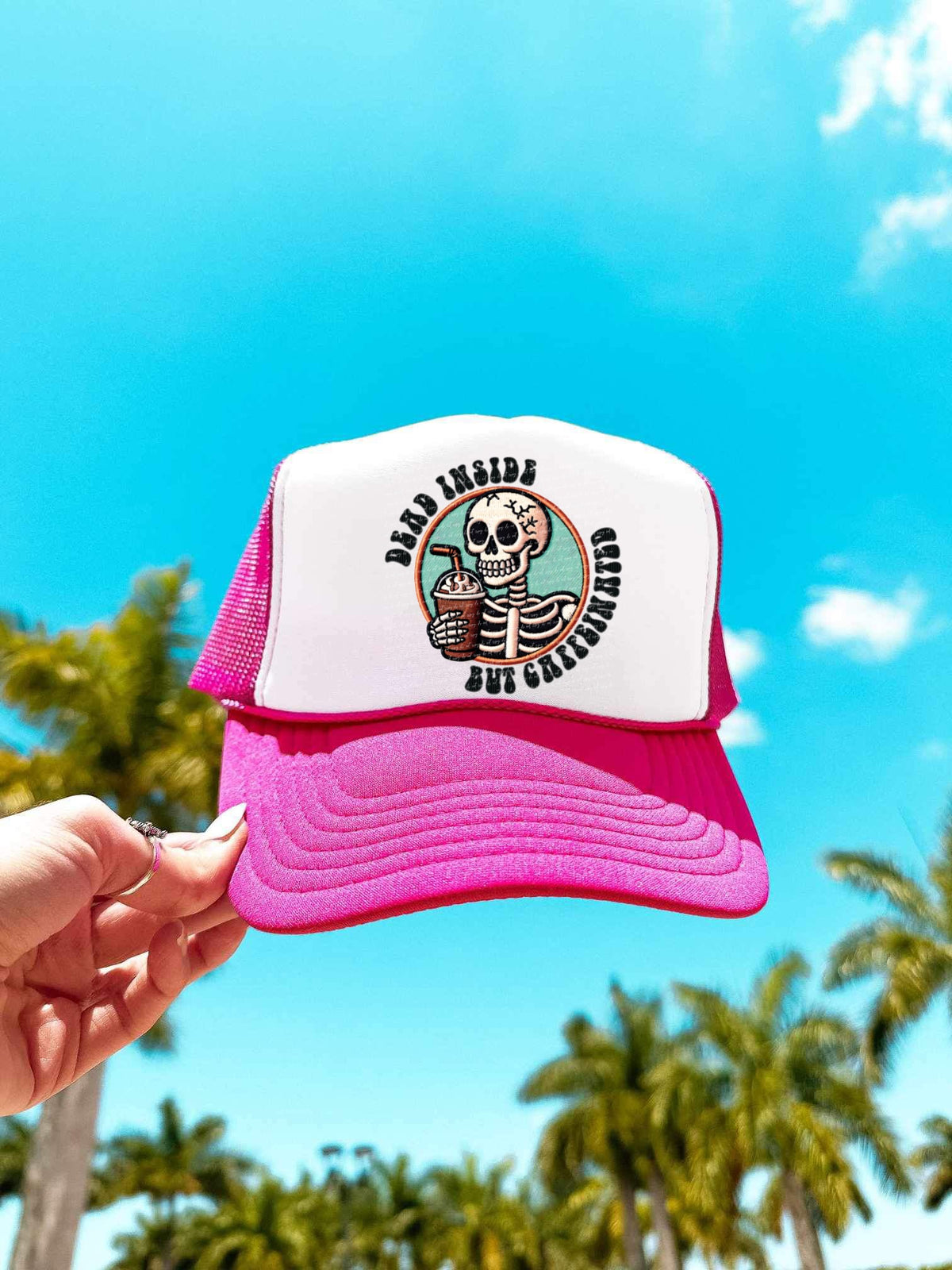 Dead inside but caffeinated 34121 DTF transfer