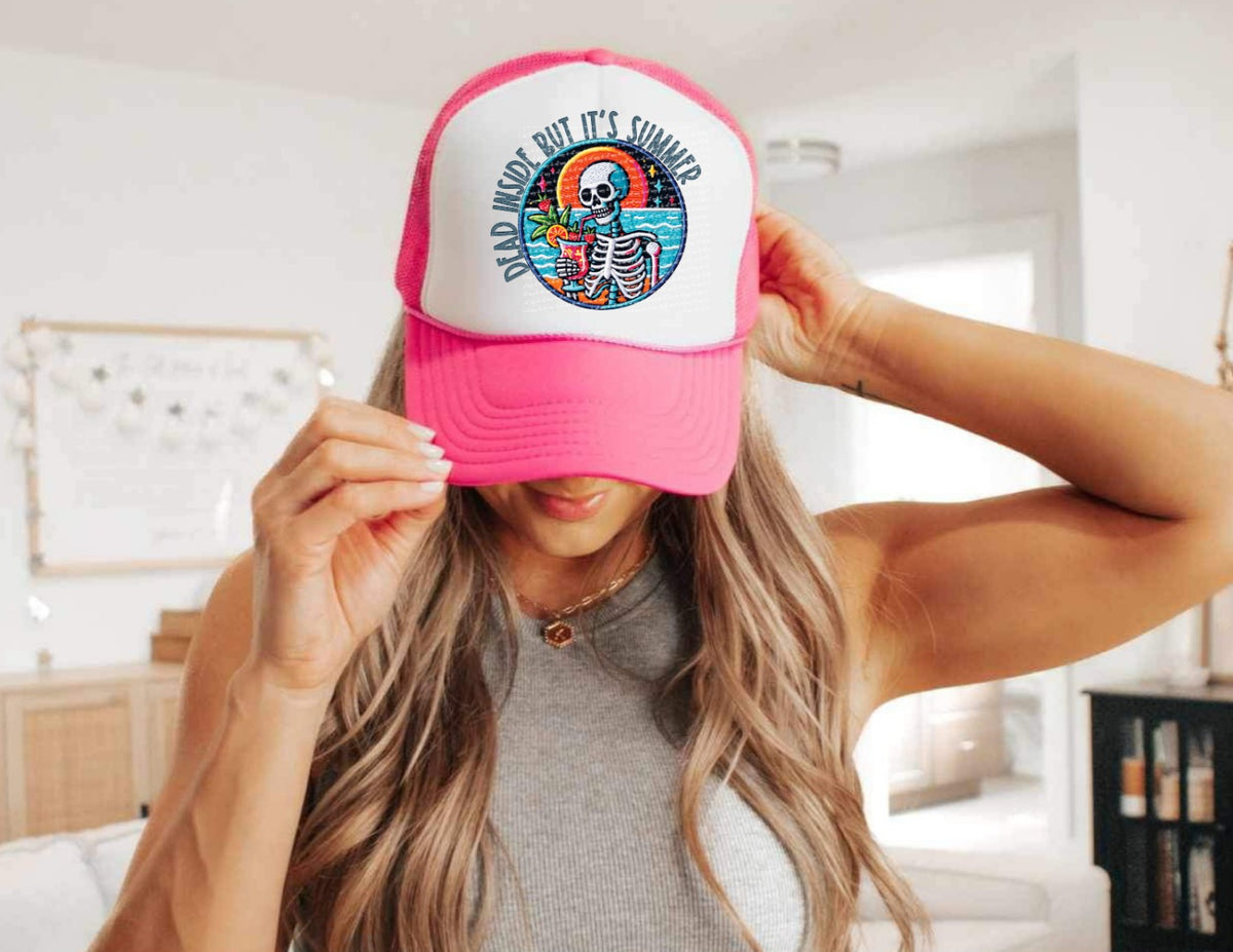 Dead inside but its summer skellie 34111 DTF transfer