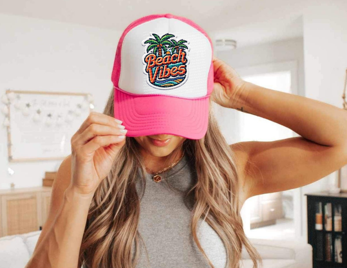 Beach vibes patch 34107 DTF transfer