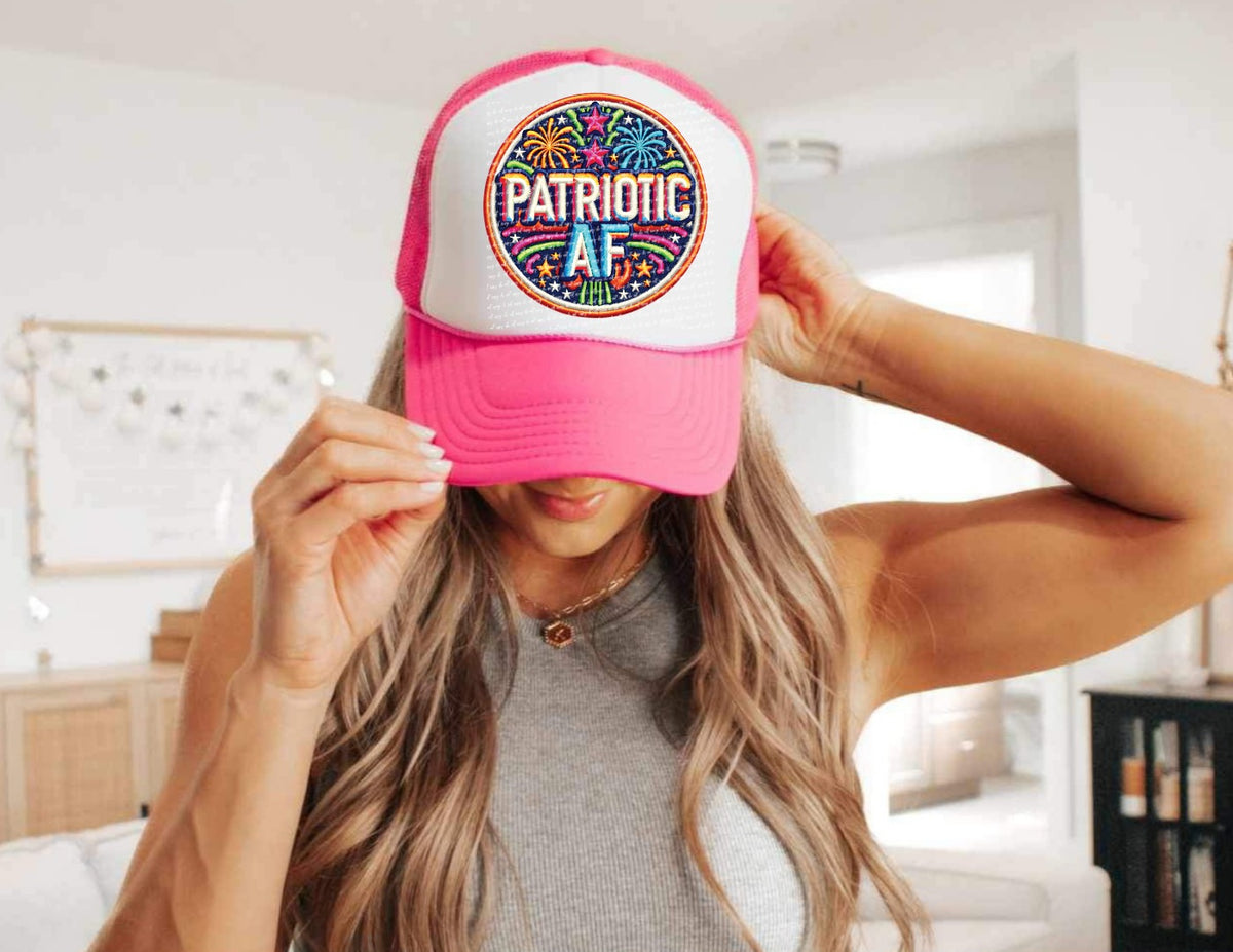 Patriotic AF 34104 DTF transfer