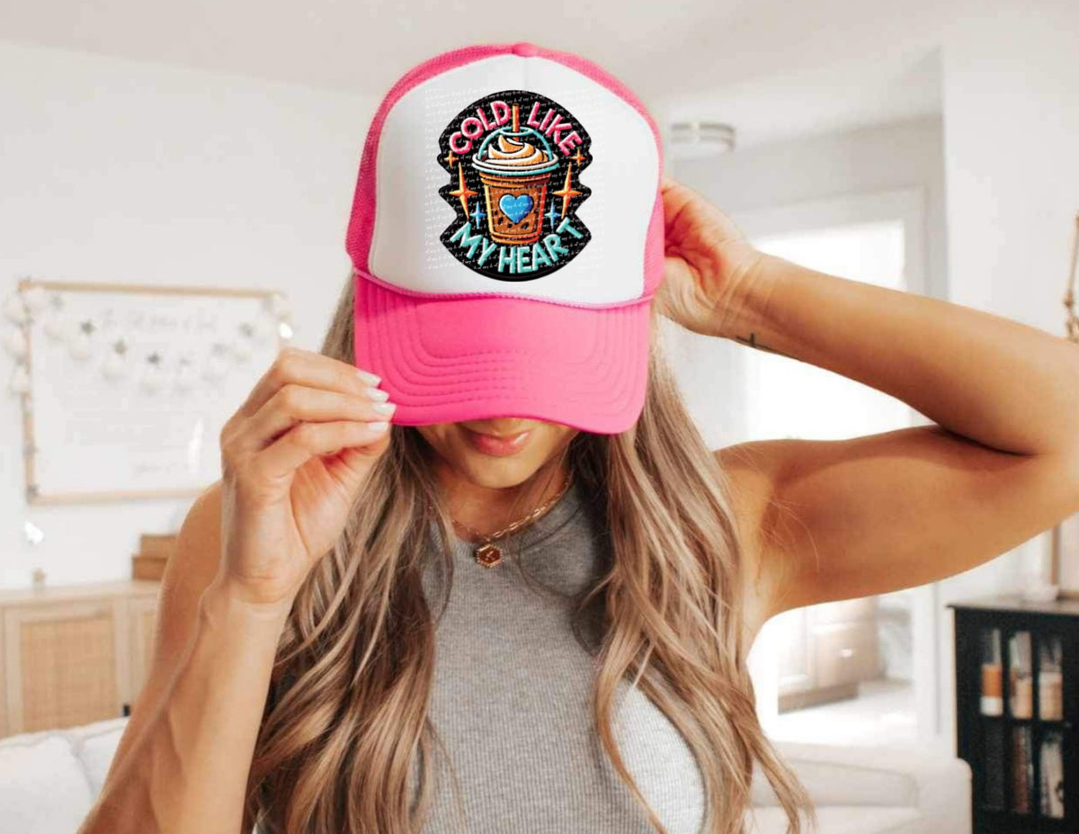 Cold like my heart 34099 DTF transfer