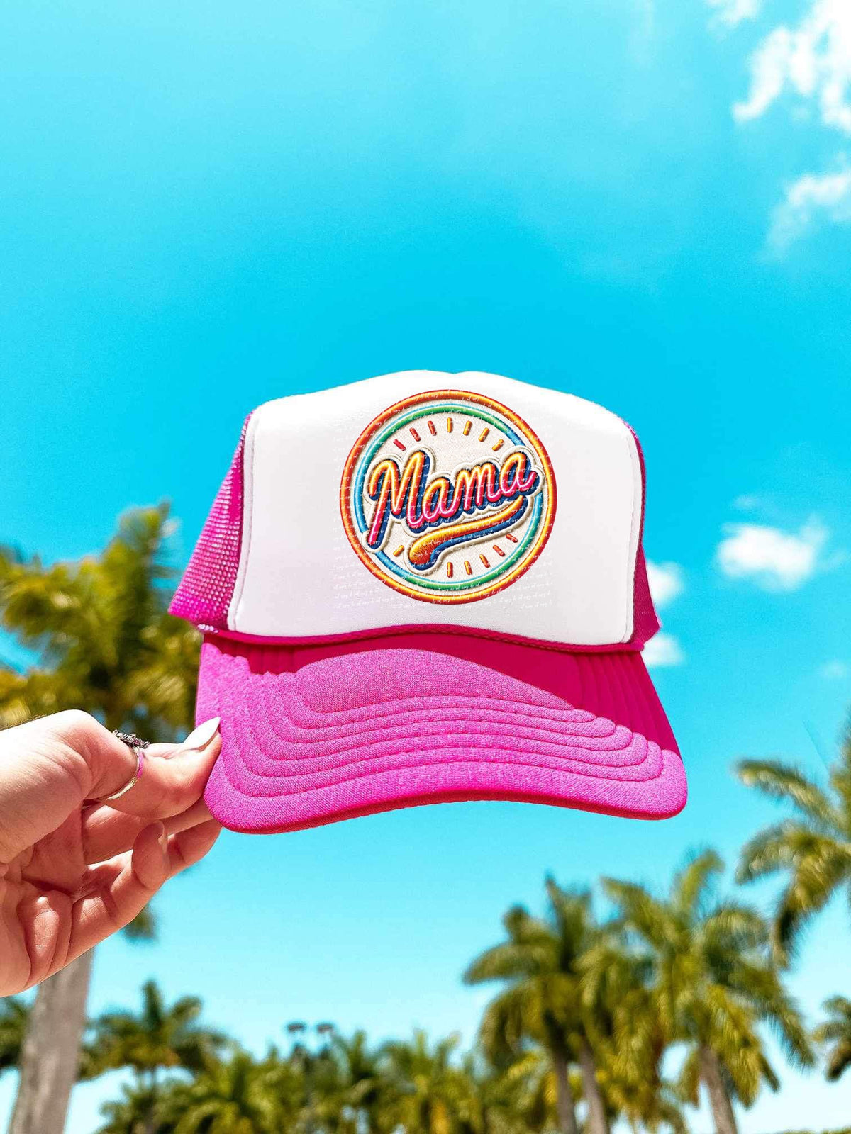 Mama retro circle 34089 DTF transfer