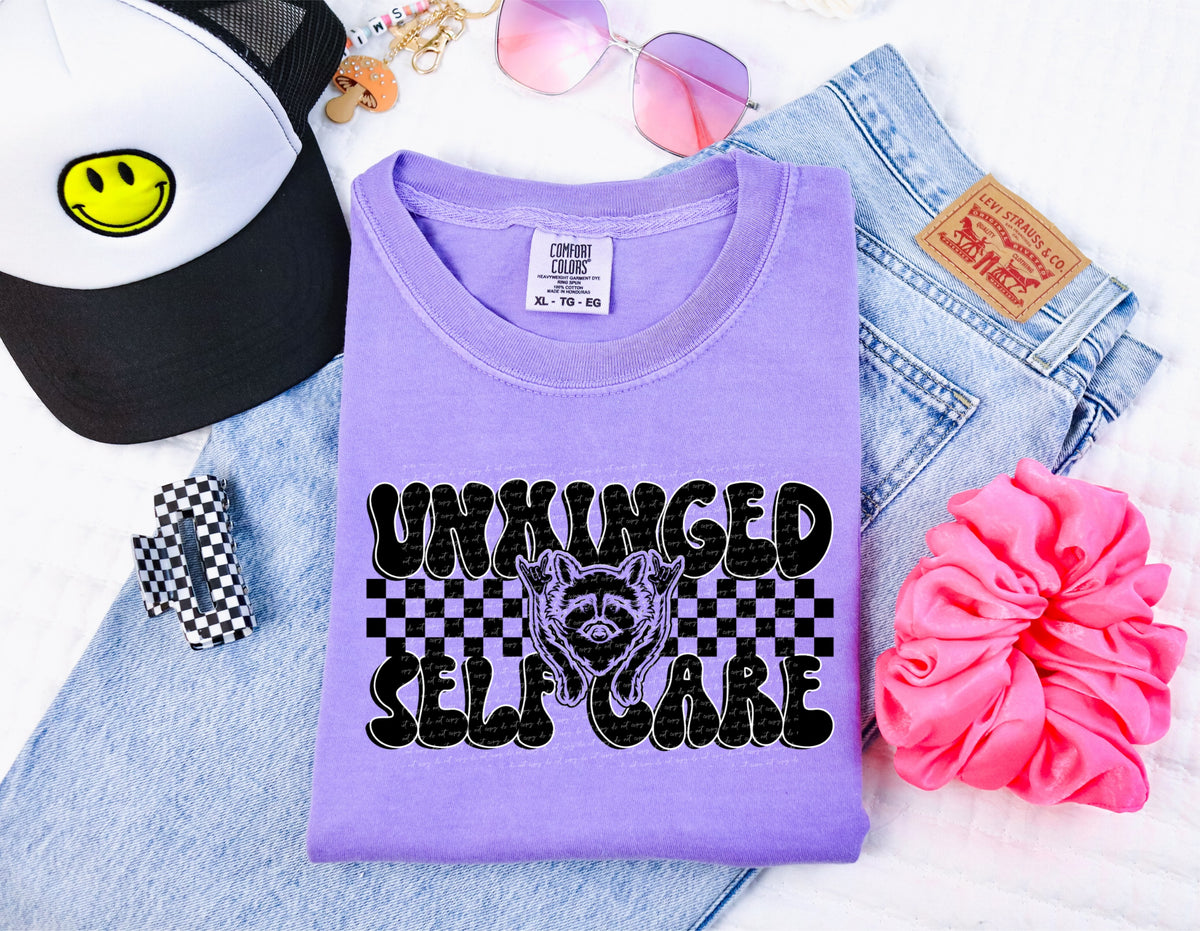 Unhinged self care 34129 DTF transfer