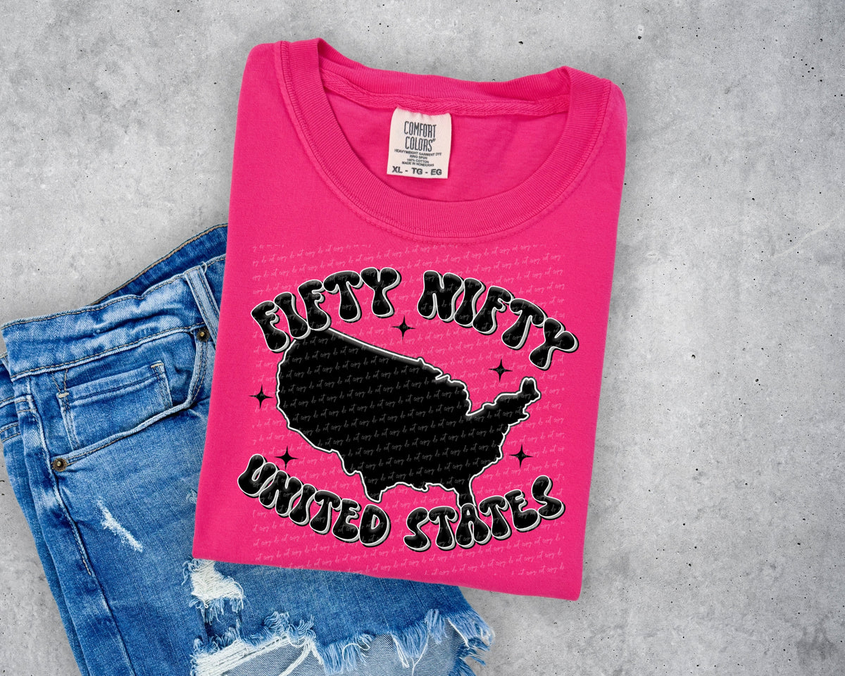 Fifty nifty united states 34137 DTF transfer