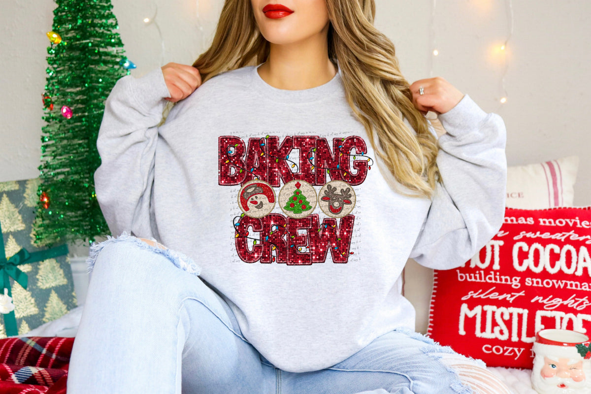 Baking crew cookies SEQUIN (City) 34903 DTF transfer