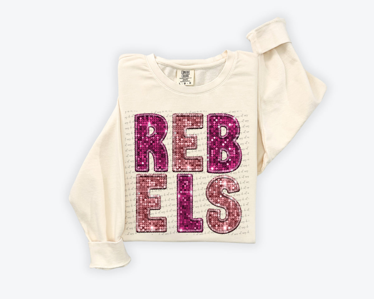 Rebels pinks sequin (City) 34866 DTF transfer