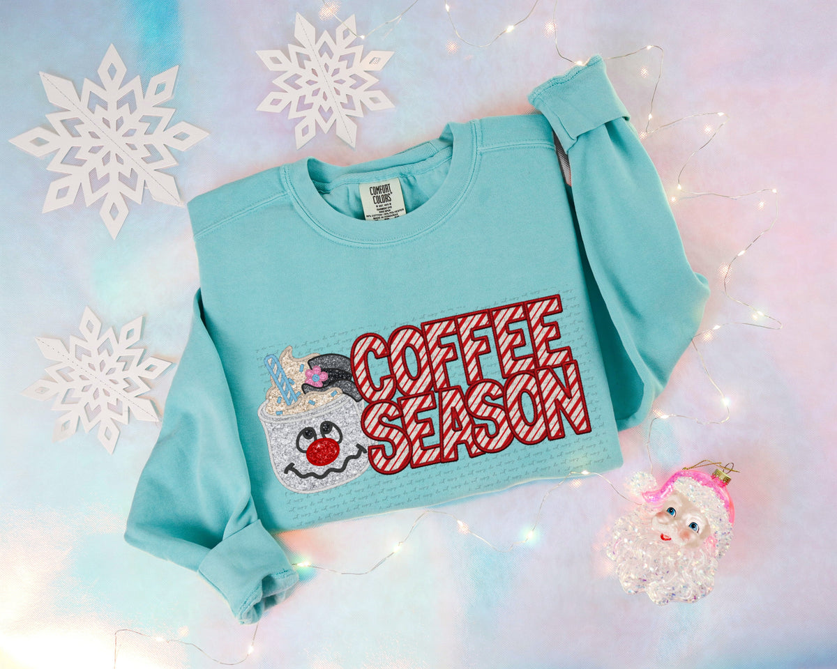 Coffee season snowman coffee cup candycane filled (City) 40181 DTF transfer