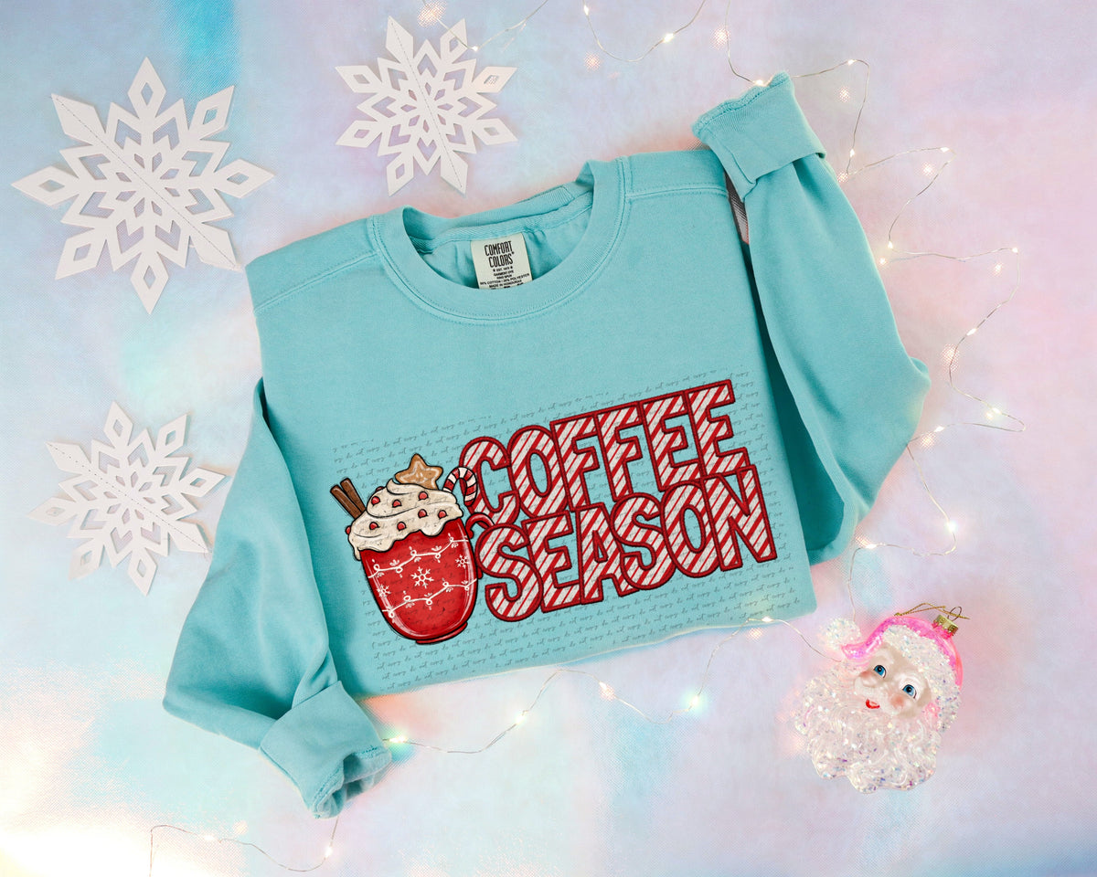 Coffee season coffee cup candycane filled (City) 40178 DTF transfer