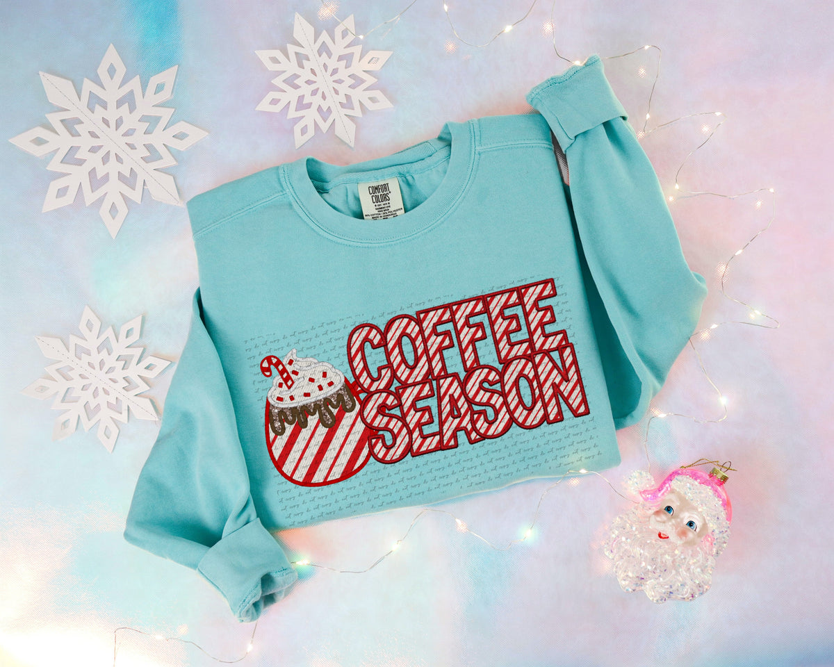 Coffee season candycane filled (City) 40176 DTF transfer