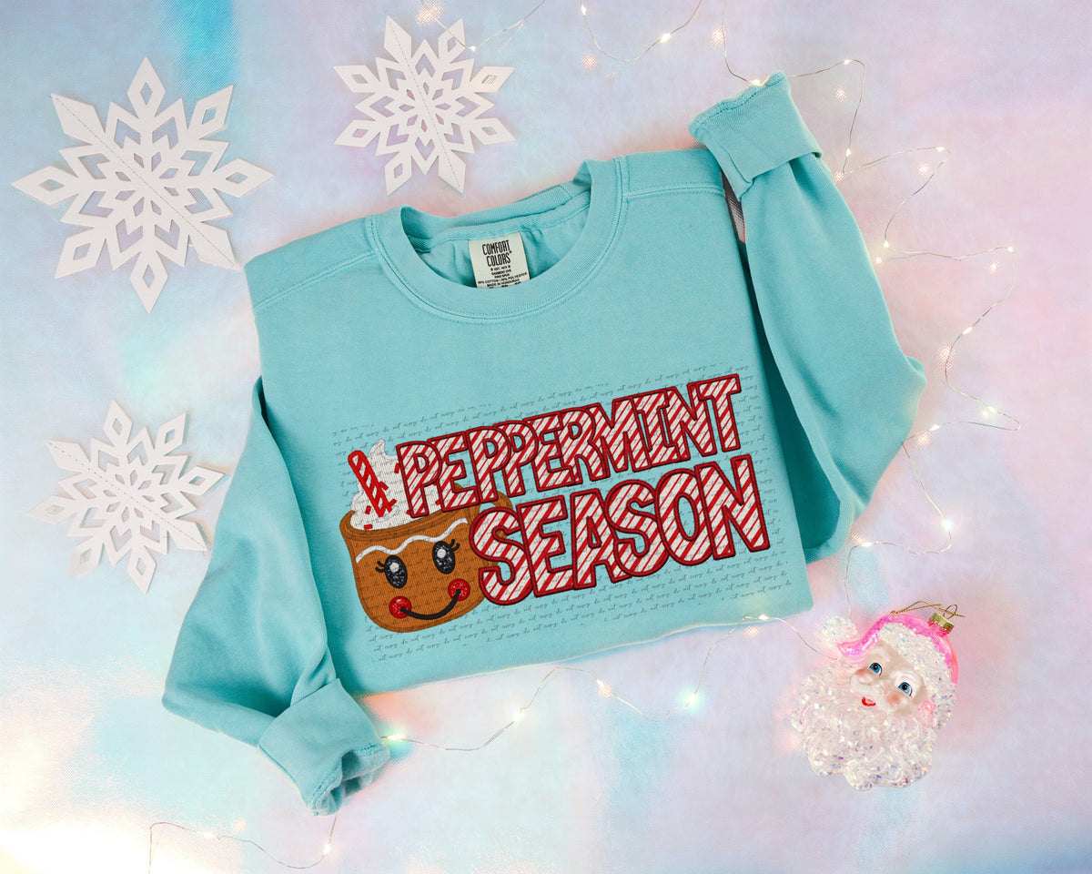 Peppermint season candycane filled (City) 40175 DTF transfer