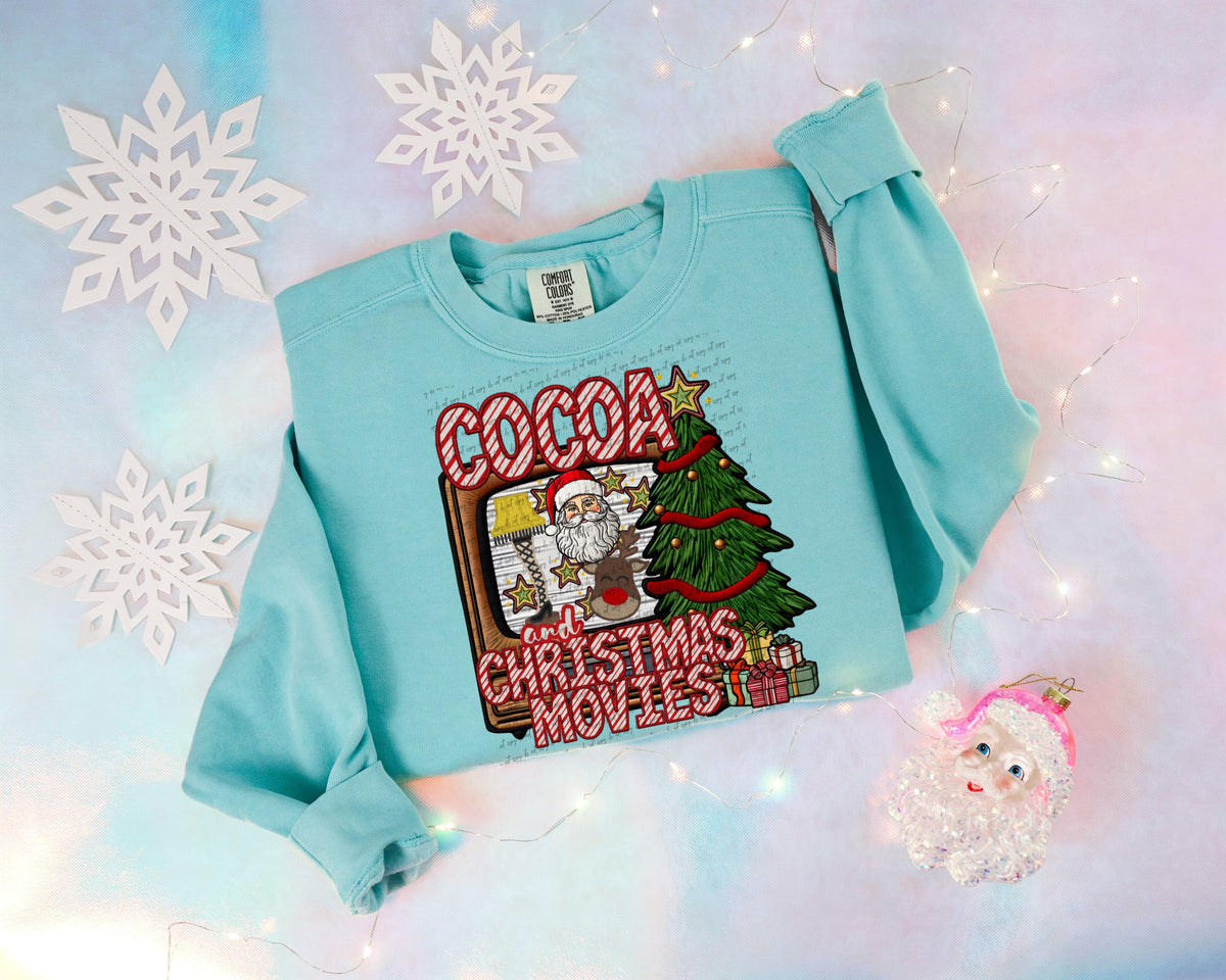 Cocoa and christmas movies candycane filled (City) 40174 DTF transfer