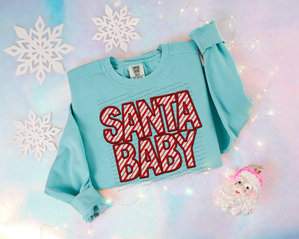 Santa baby candycane filled (City) 40171 DTF transfer