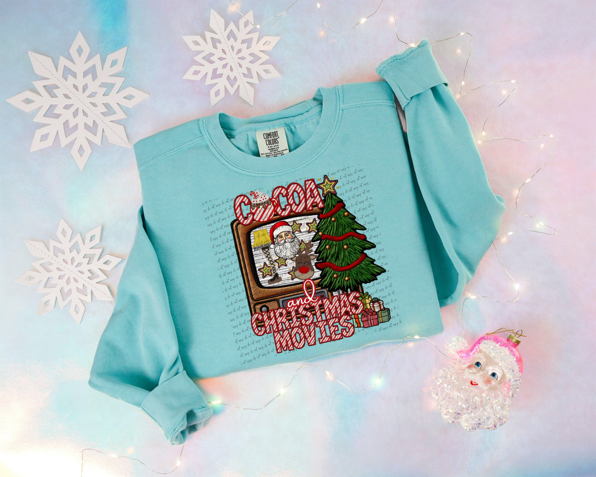 Cocoa and christmas movies candycane filled (City) 40168 DTF transfer