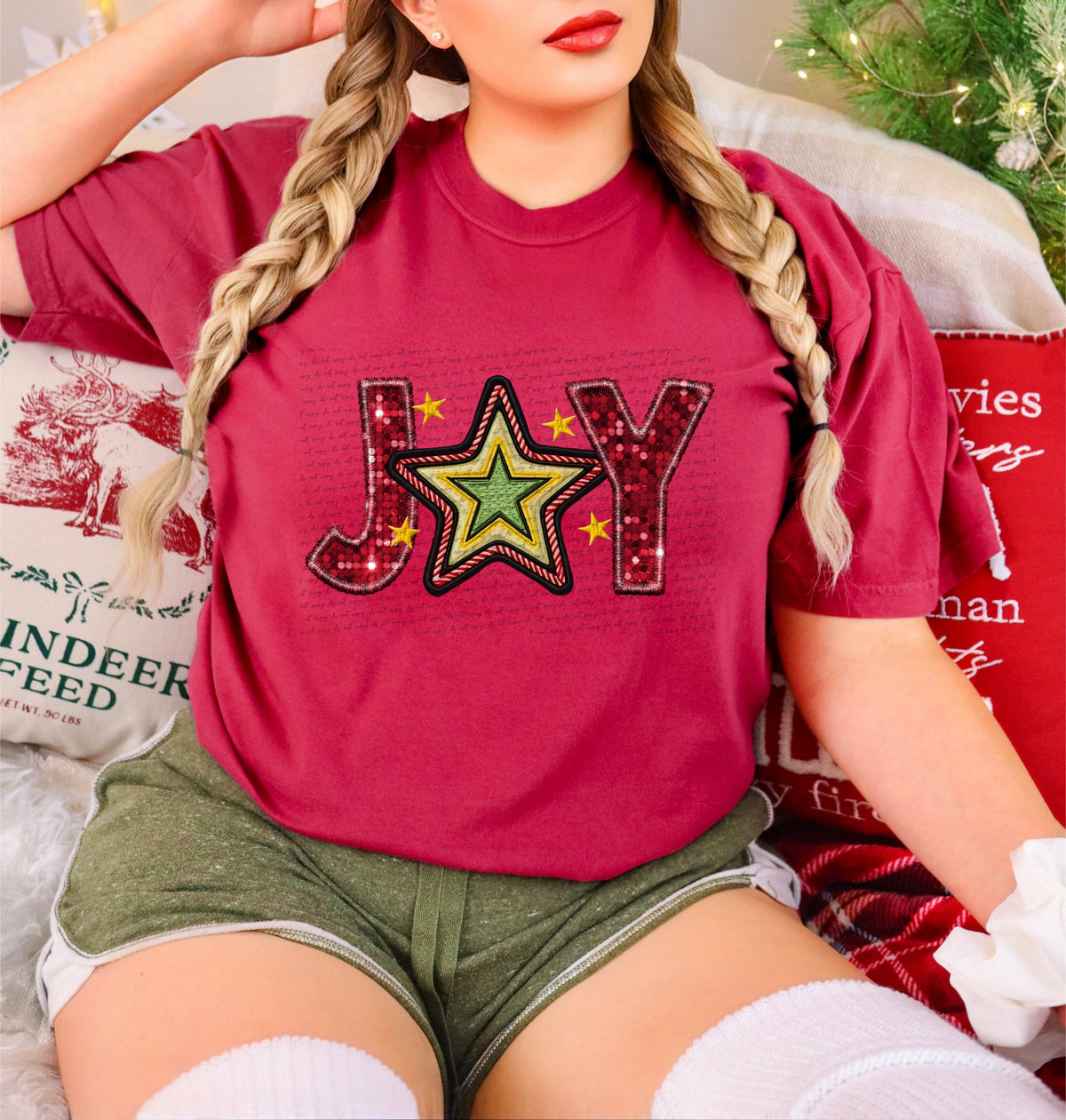 Joy star RED (City) 40154 DTF transfer