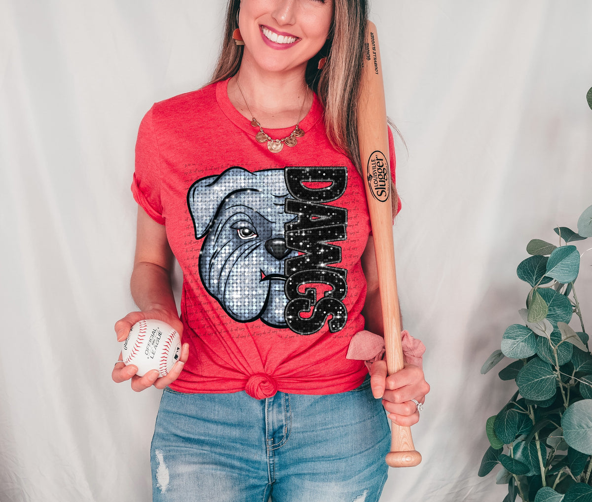 Dawgs BLACK sequin (City) 40109 DTF transfer