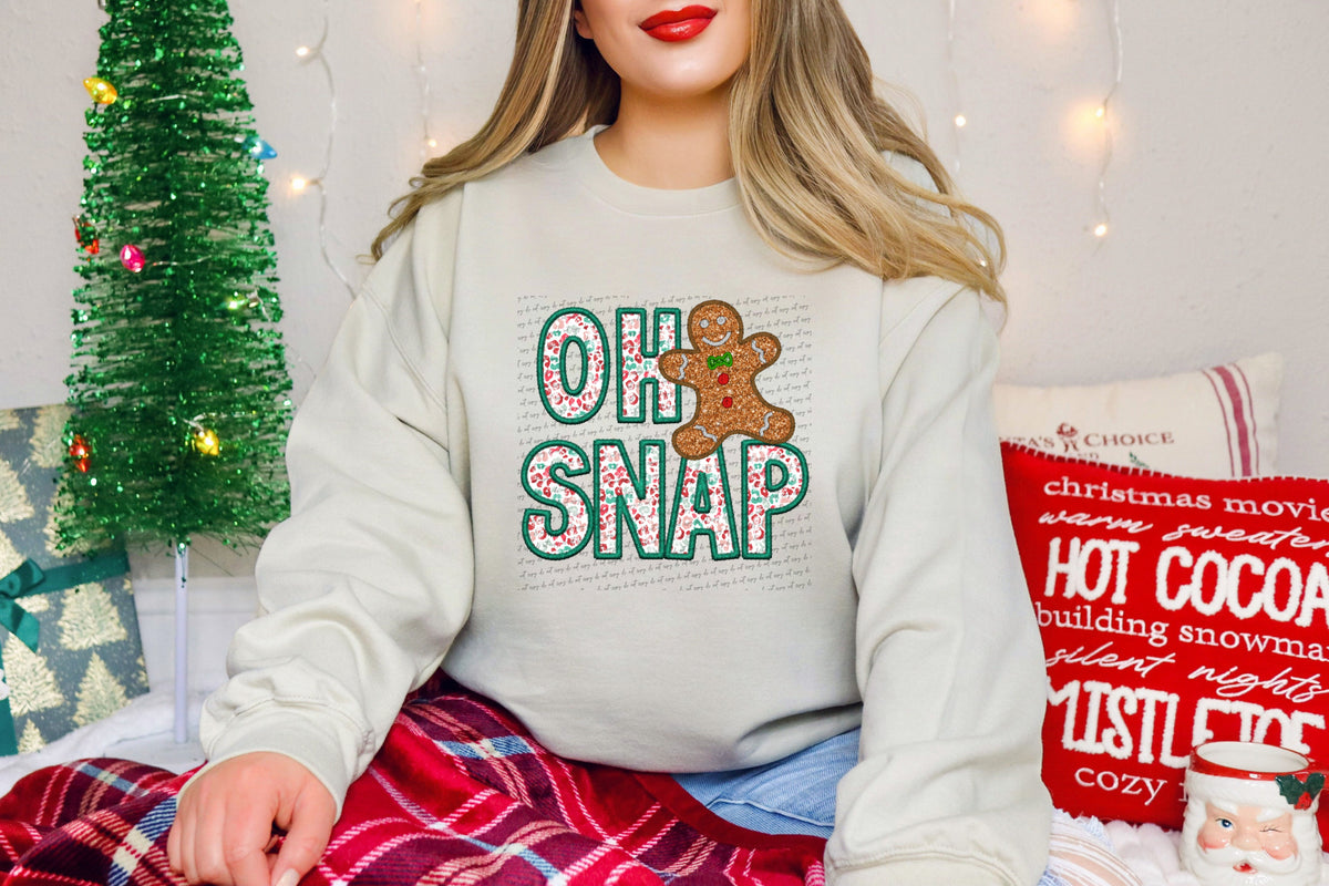 Oh snap colorful gingerbread (City) 40051 DTF transfer