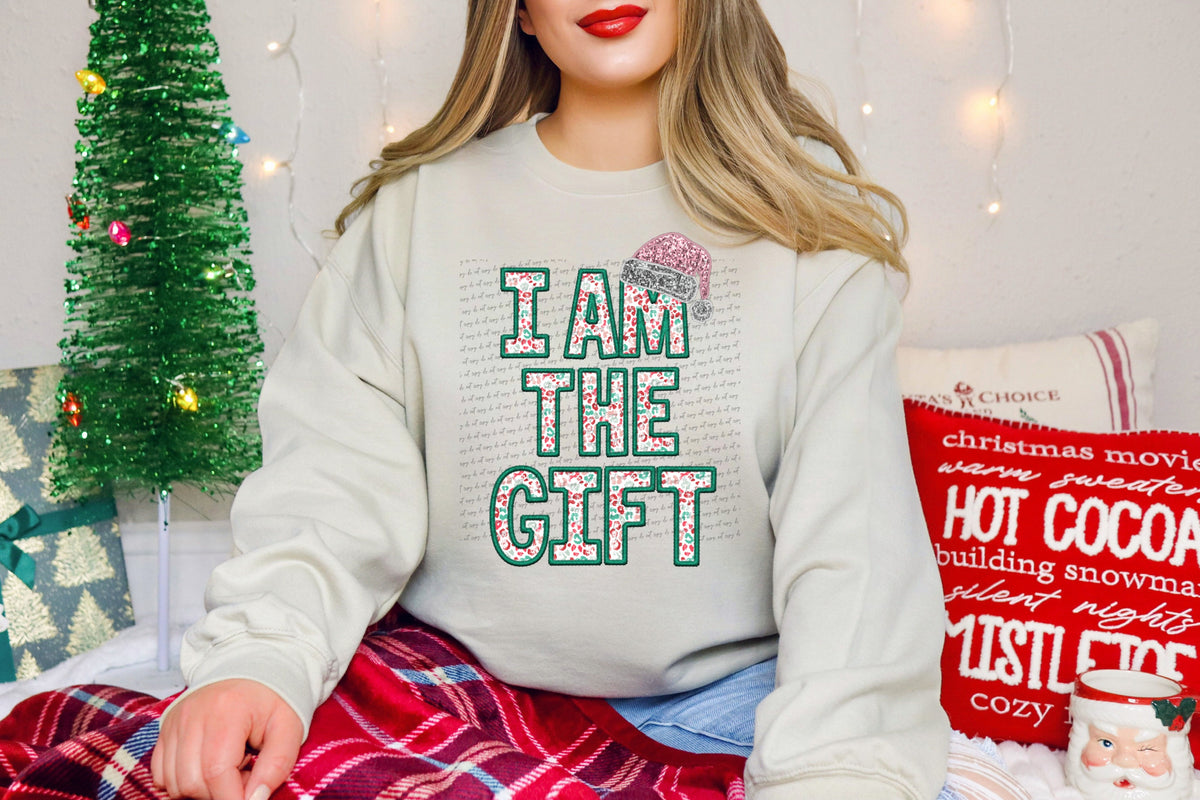 I am the gift colorful leopard pink hat (City) 40050 DTF transfer