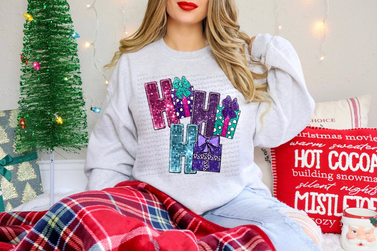 Ho ho ho colorful presents (City) 40010 DTF transfer