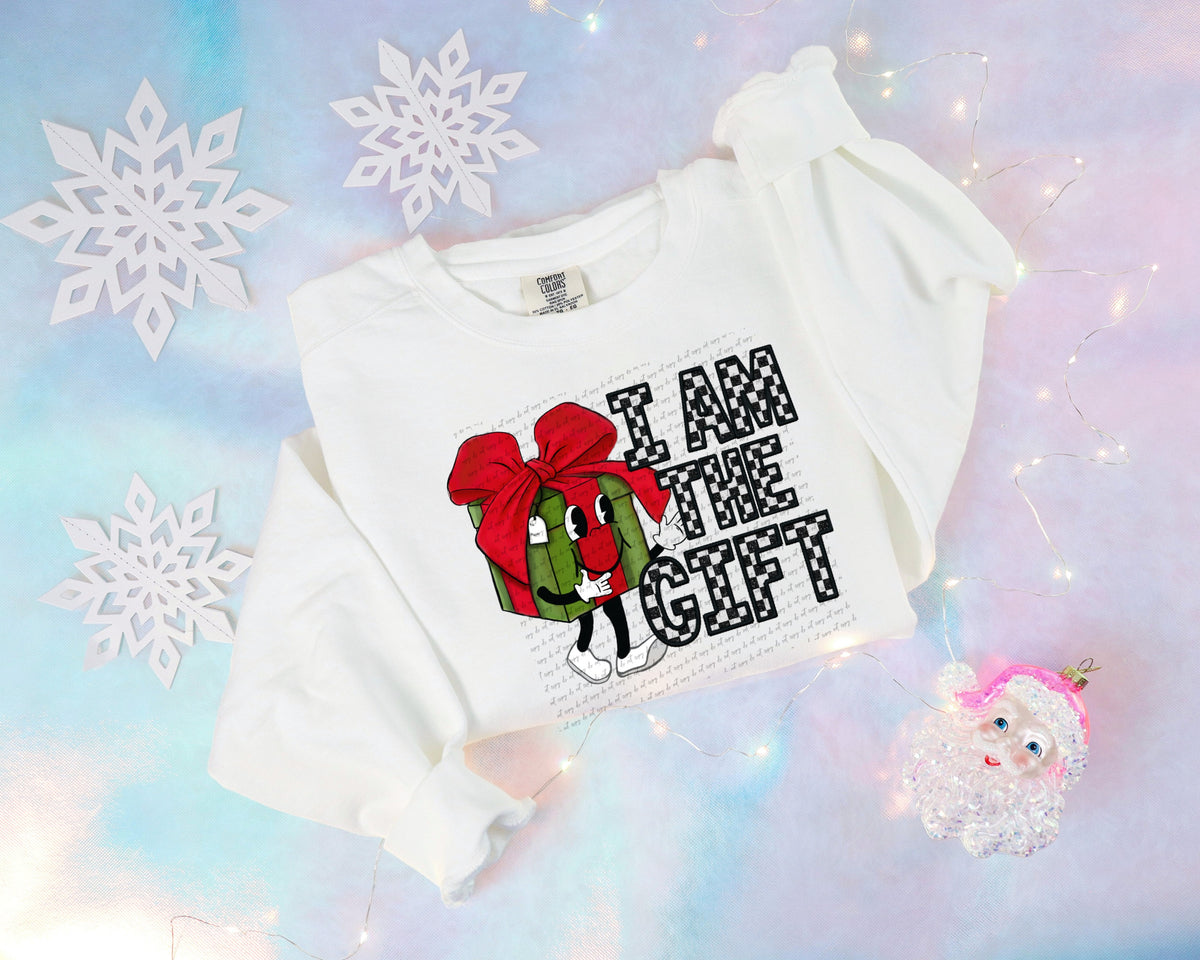 I am the gift checkered (City) 40211 DTF transfer
