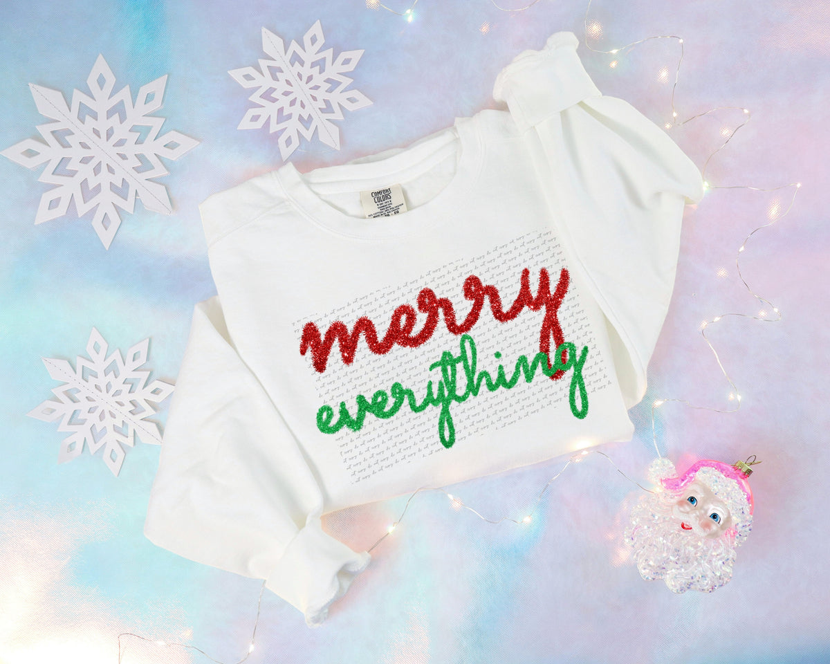 Merry everything red green (City) 40210 DTF transfer
