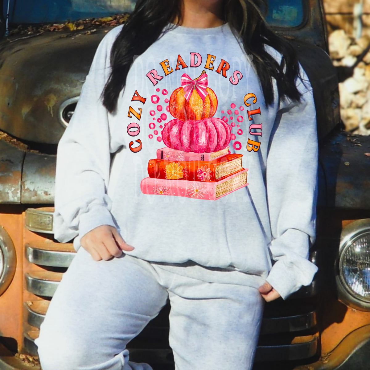 Cozy readers club (PH) 107577 DTF transfer