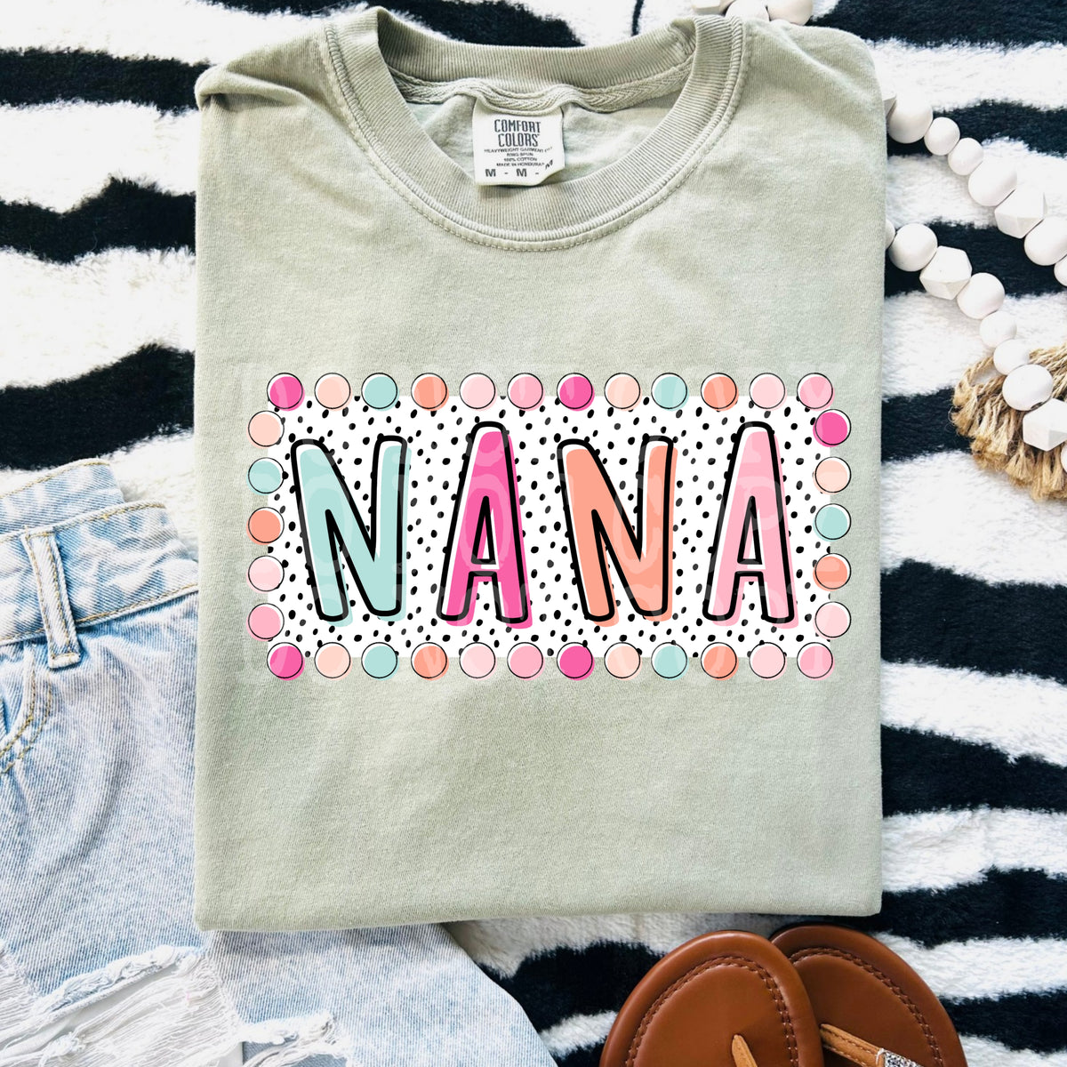 Nana summer dots (C's) DTF Transfer