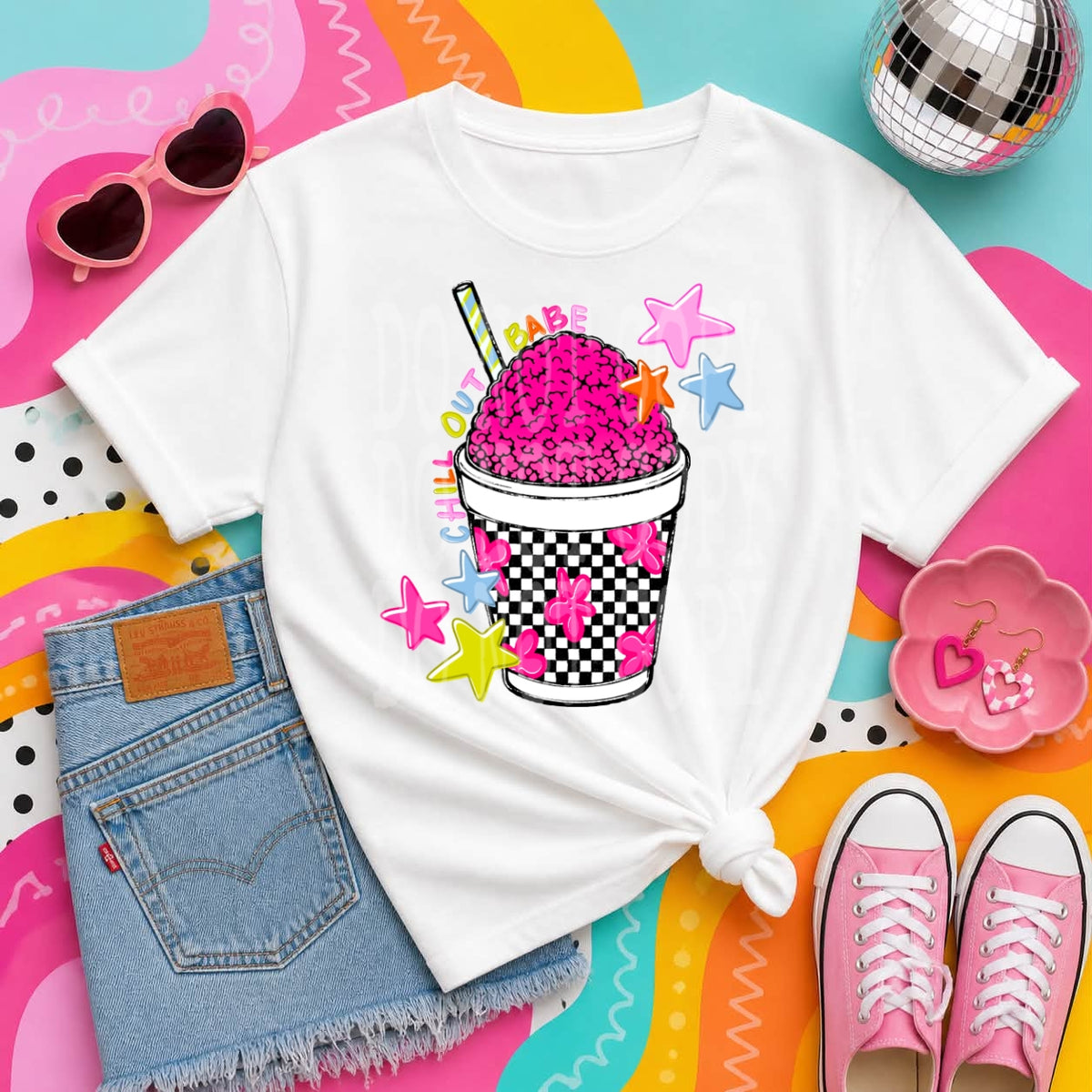 Chill out babe snow cone (PH) DTF Transfer