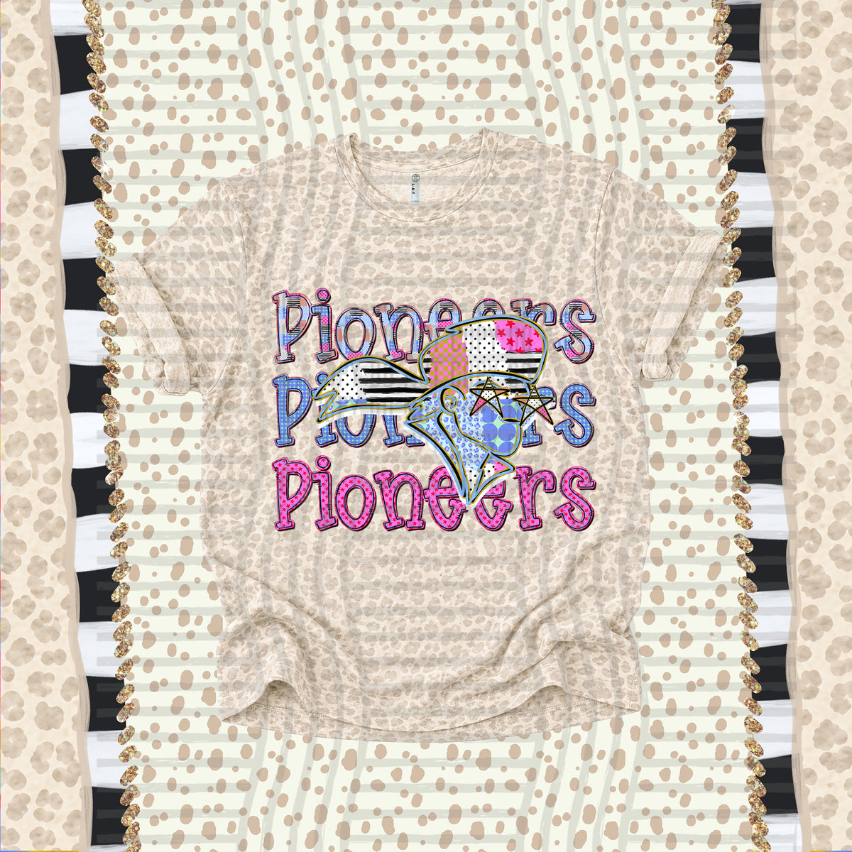 Pioneers-Dolly Doodle Print (Caplinger) DTF Transfer
