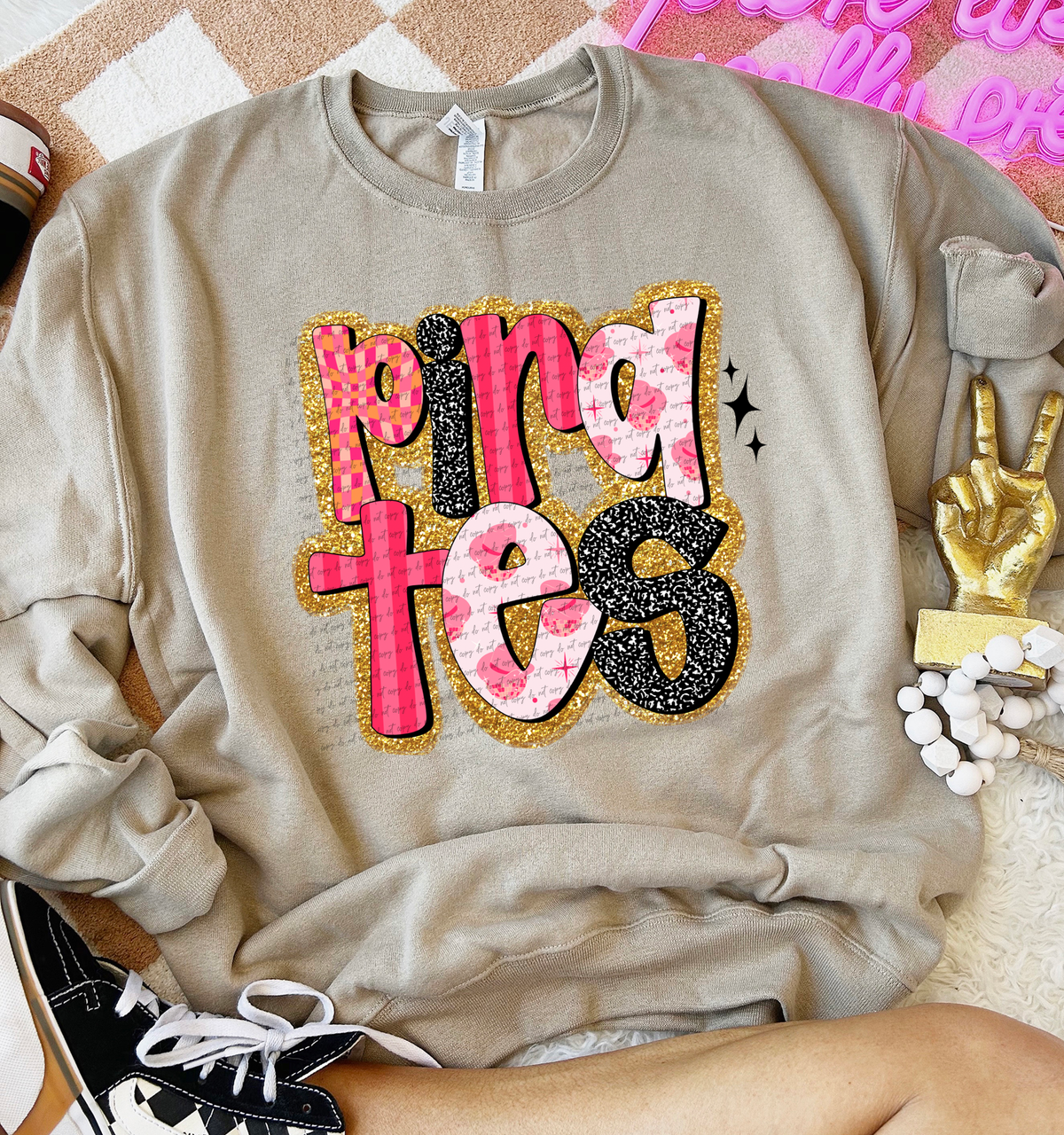 Pirates Faux Glitter Retro 51637 DTF transfer