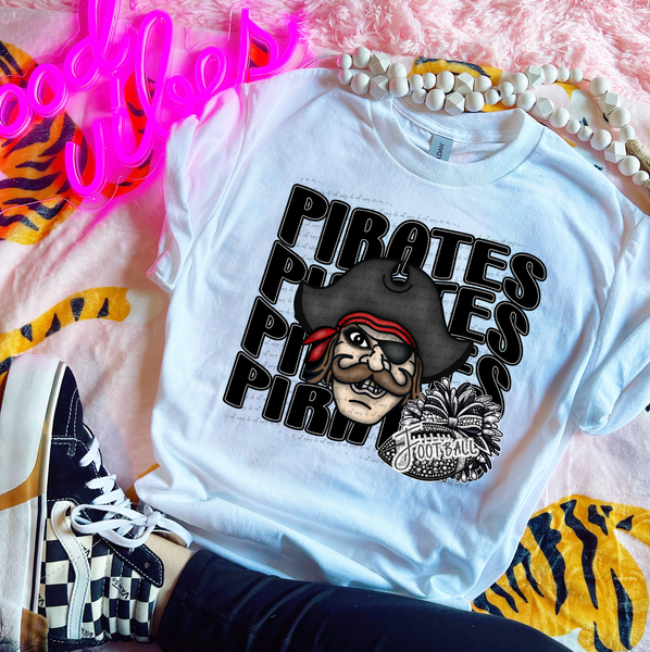 Pirates Football Mascot 46120 DTF transfer