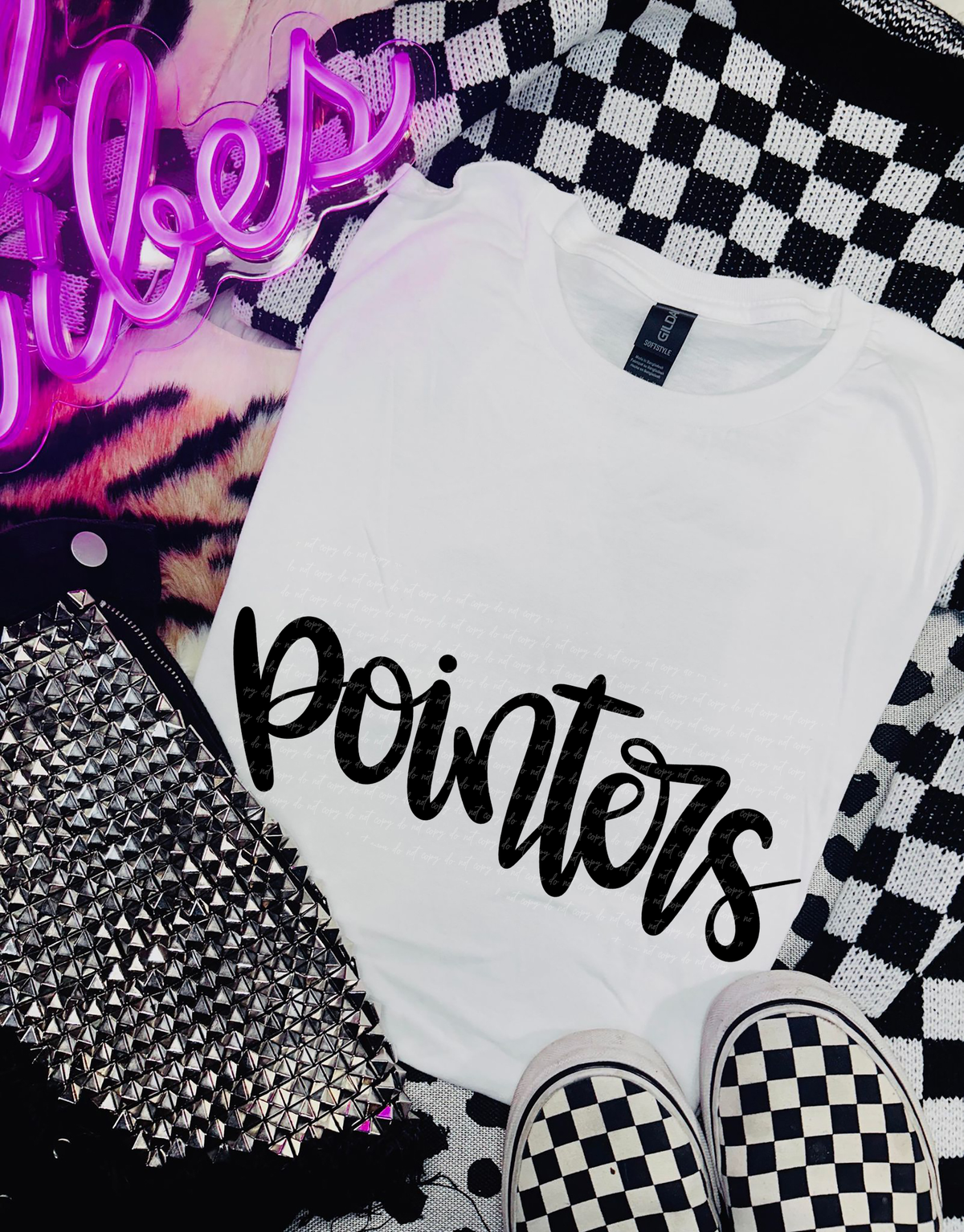 Pointers Hand Lettered 54123 DTF transfer