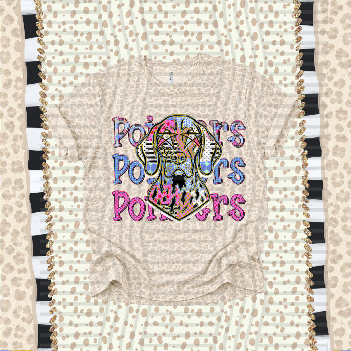 Pointers-Dolly Doodle Print (Caplinger) DTF Transfer