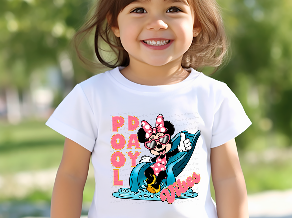 Pool Day Vibes Minnie 111479 DTF transfer