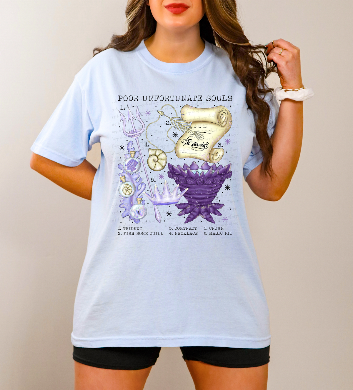 Poor Unfortunate Souls Chart 115334 DTF transfer