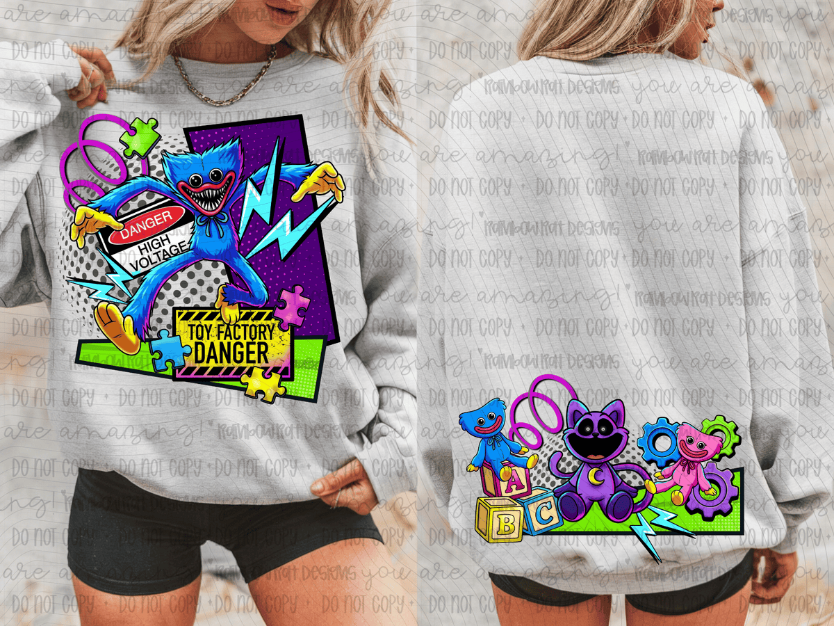 Toy factor danger (BACK ONLY) (RRD) DTF Transfer