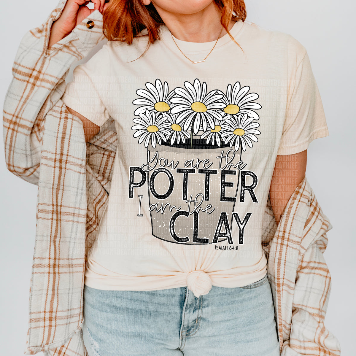 You are the Potter I am the Clay SDD DTF transfer