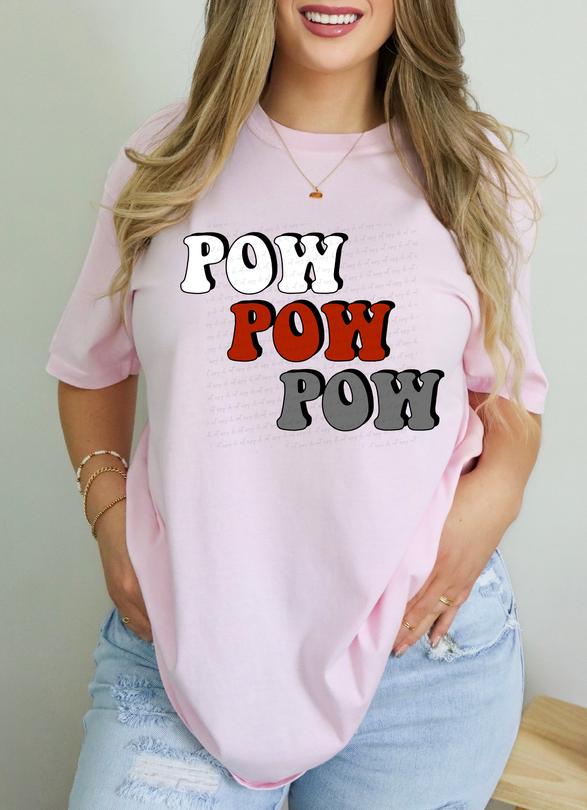 Pow Pow Pow Font Only 114892 DTF transfer