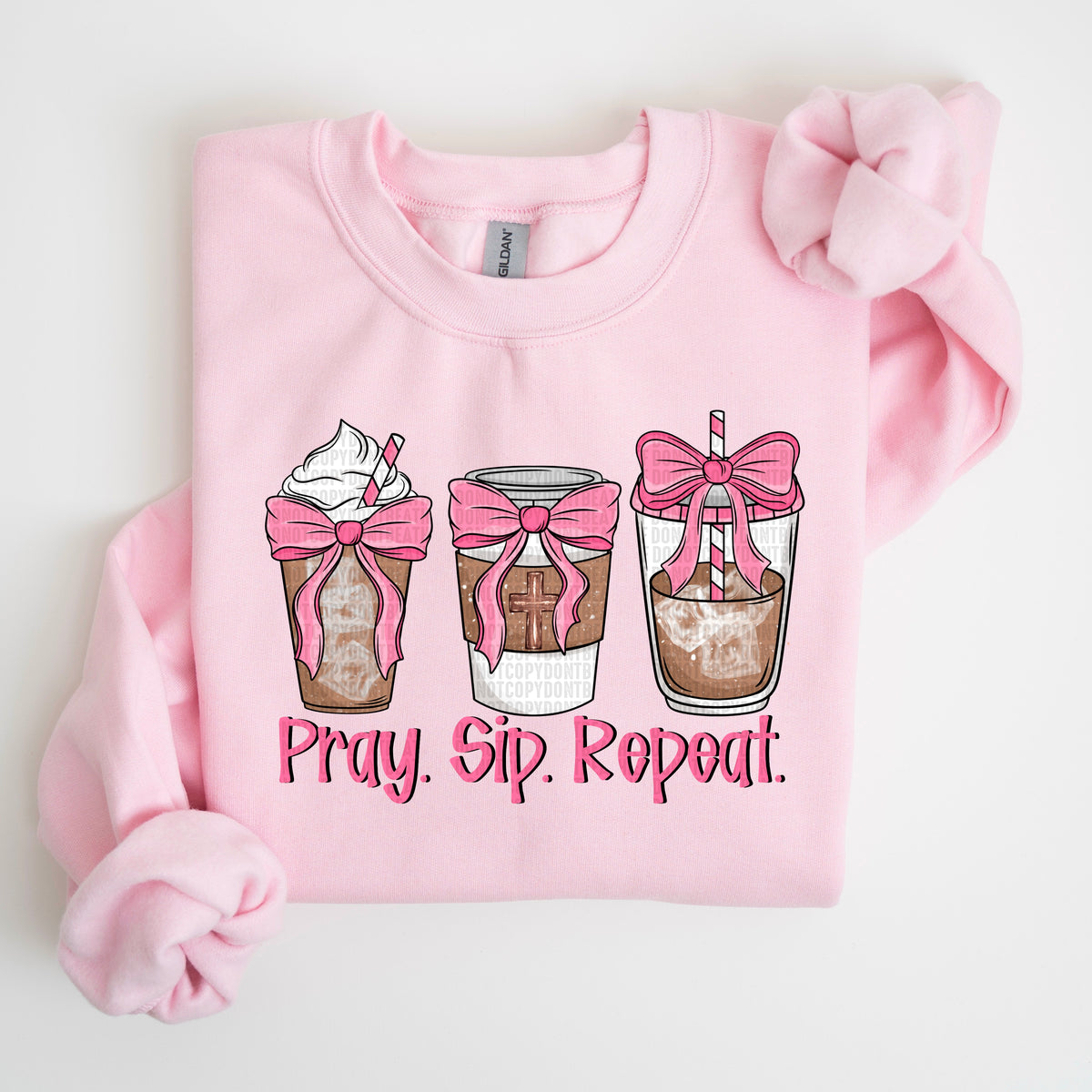 Pray. Sip. Repeat. (SDD) 72404 DTF Transfer