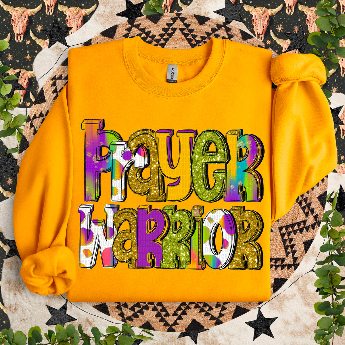 Prayer Warrior Yello (SDD) DTF Transfer