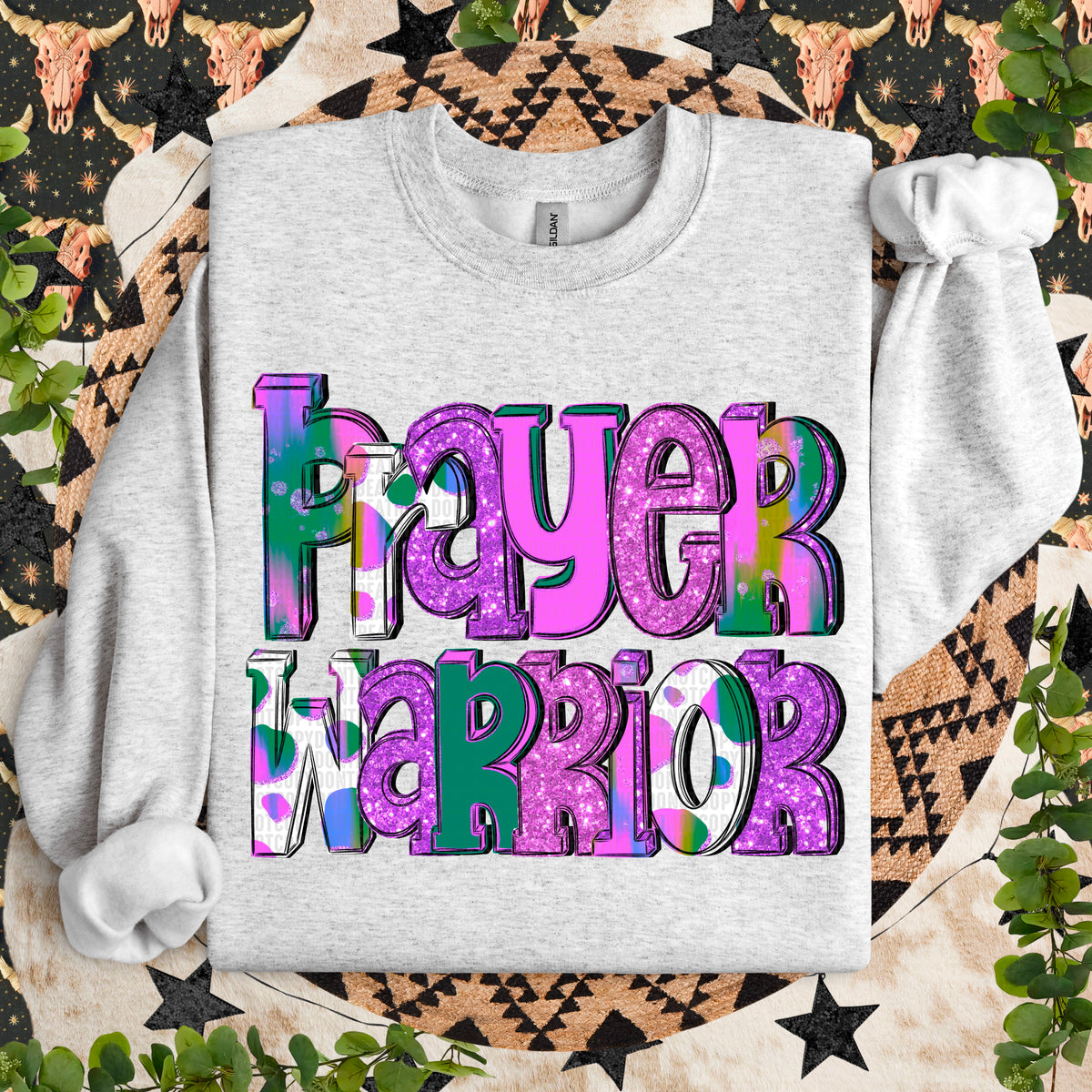 Prayer Warrior Purple (SDD) DTF Transfer