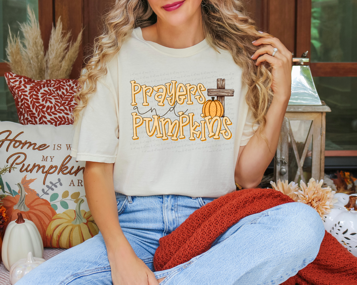 Prayers and Pumpkins 117655 DTF transfer