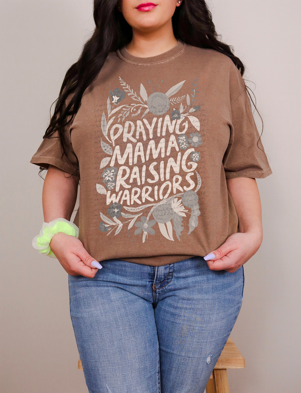 Praying Mama Raising Warriors Light 81308 DTF Transfer