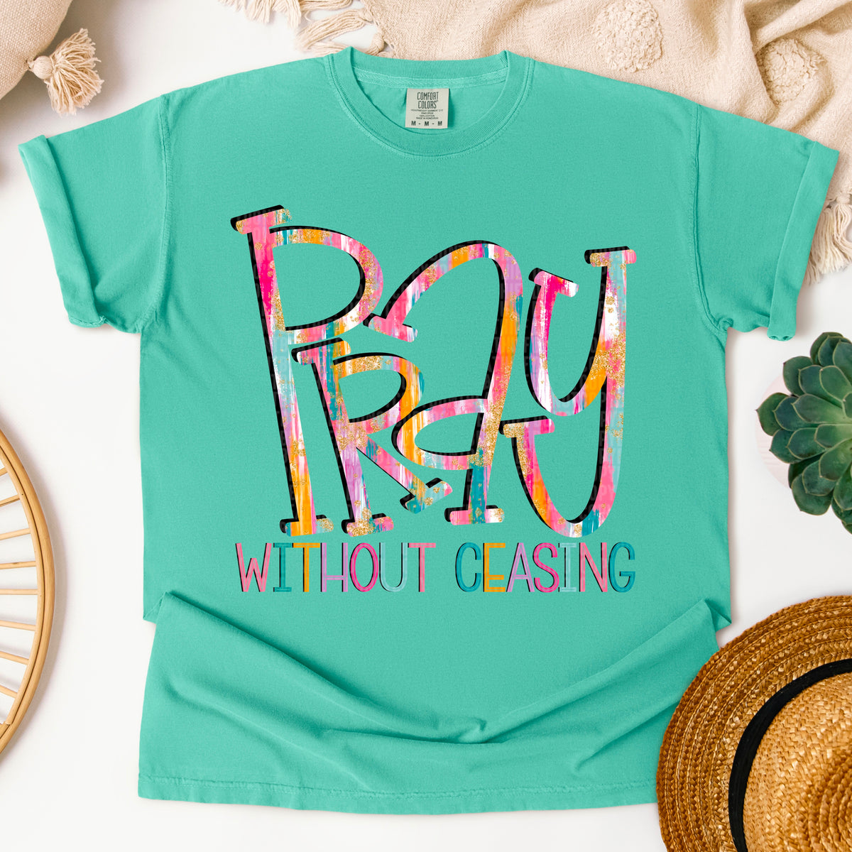 Pray without ceasing (SDD) 109592 DTF transfer