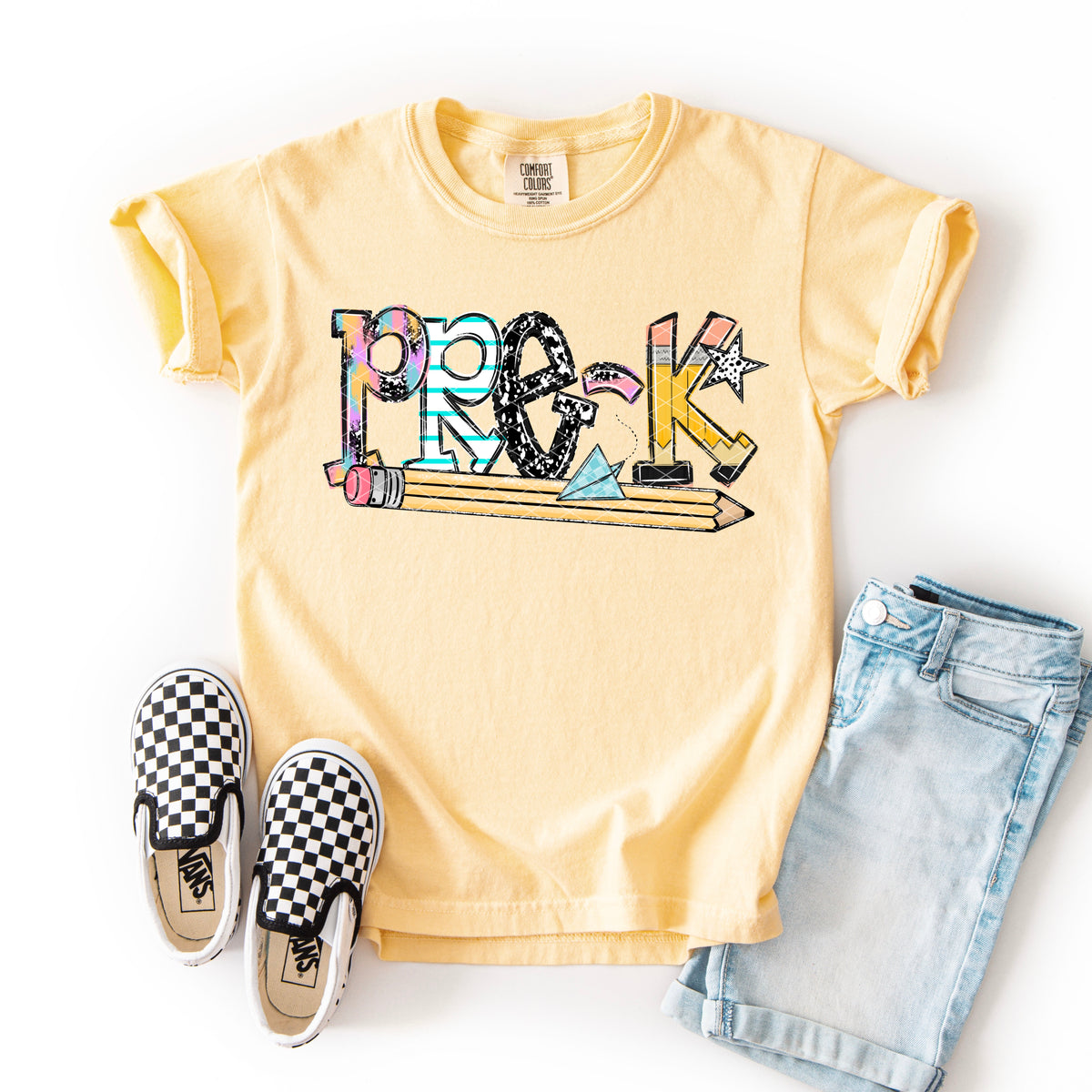 Pre-k with pencil (SDD) DTF transfer