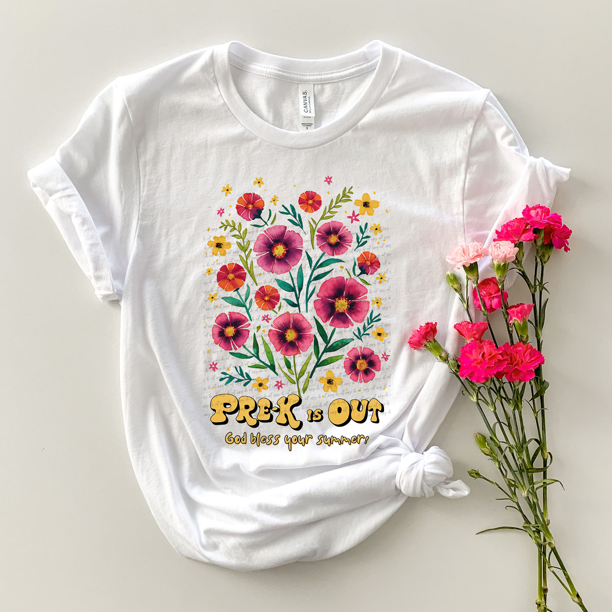 Pre-K is Out God Bless Your Summer 81376 DTF Transfer