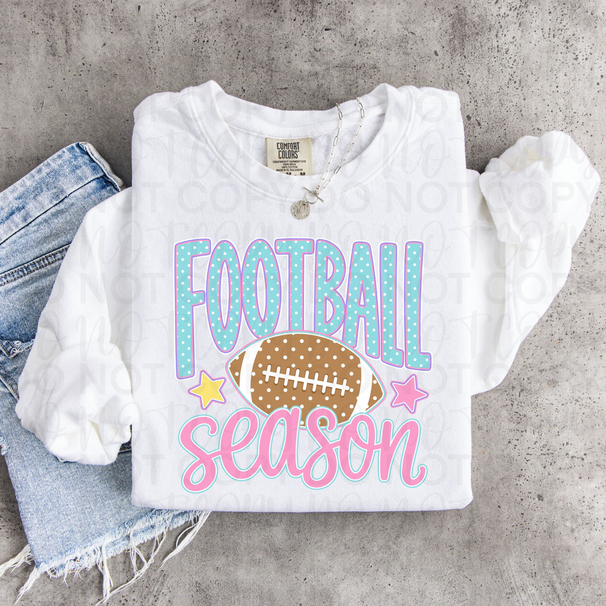 Football season polkadot (UAC) DTF Transfer