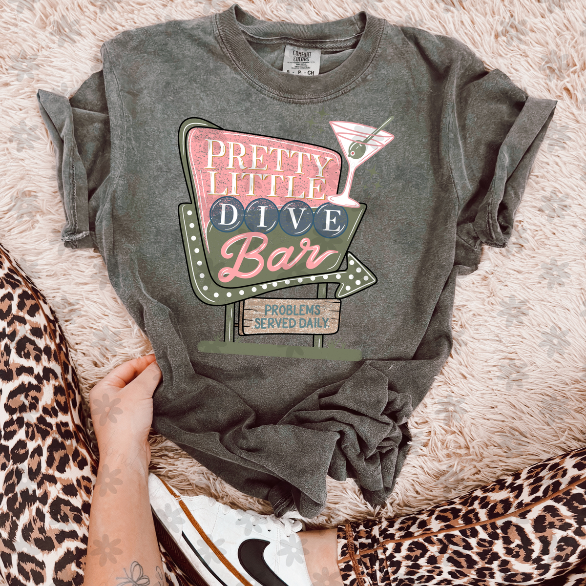 Pretty little dive bar (Dyed) DTF Transfer